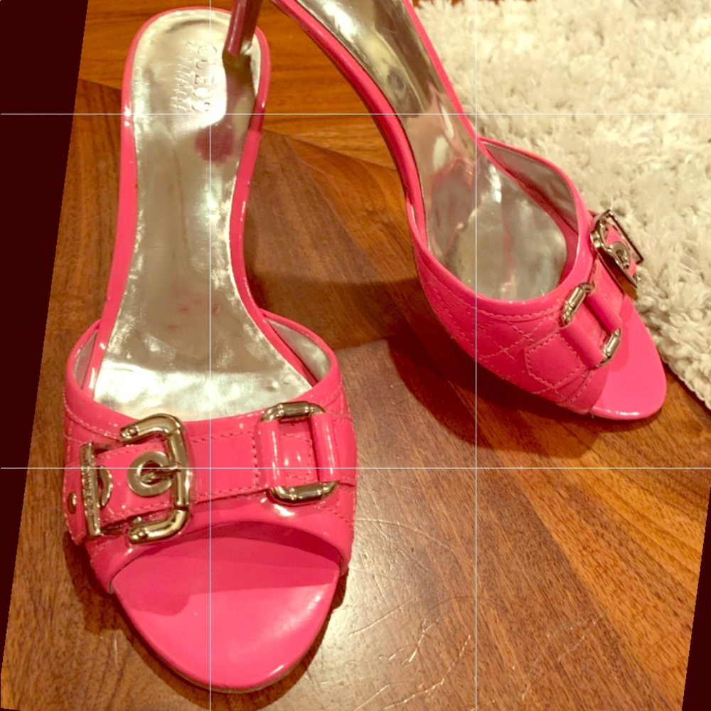 Guess pink sandals